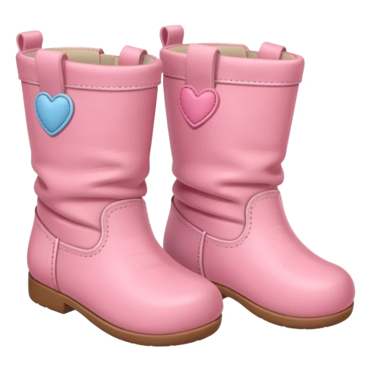 pink baby boots sticker