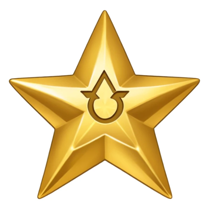 Star with "$" in the center. sticker