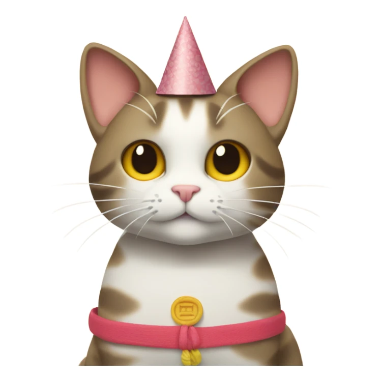 cat on birthday vacation in japan sticker