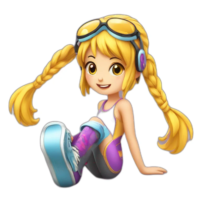 Roller girl cup 1st sticker