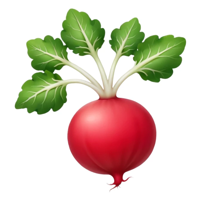 radish UK plant sticker