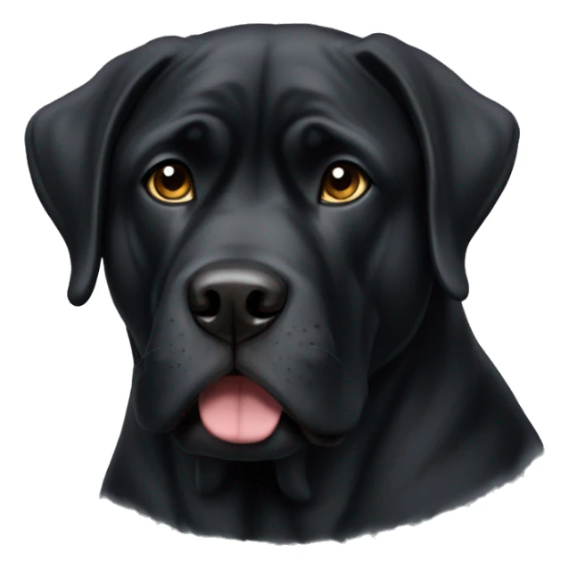 Black Mastiff Dog   sticker