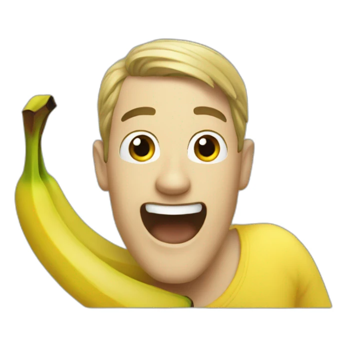 Rush banana sticker