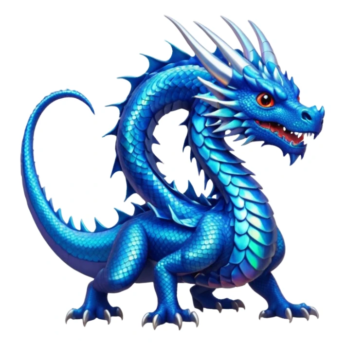 Blue dragons sticker
