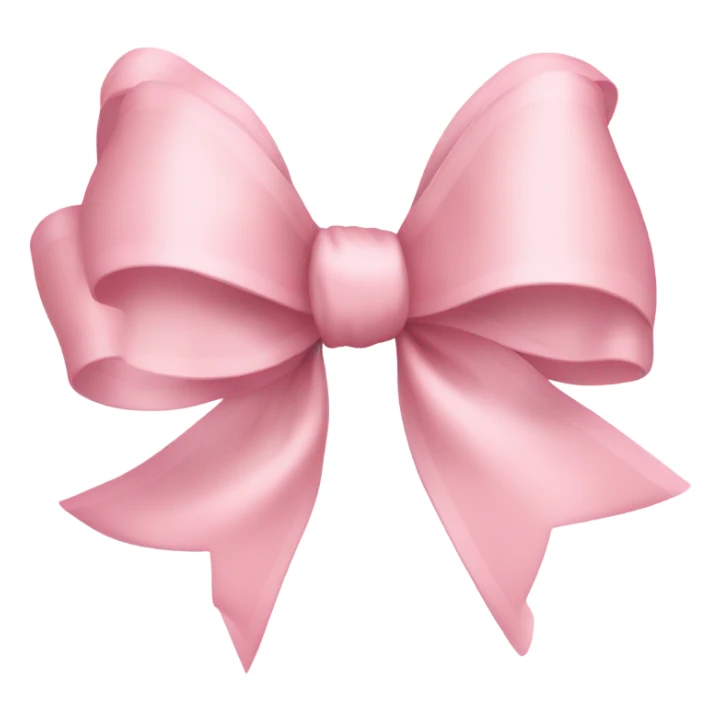 light pink aesthetic bow sticker