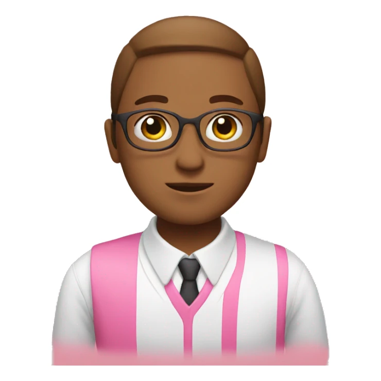 Pink study vibe sticker