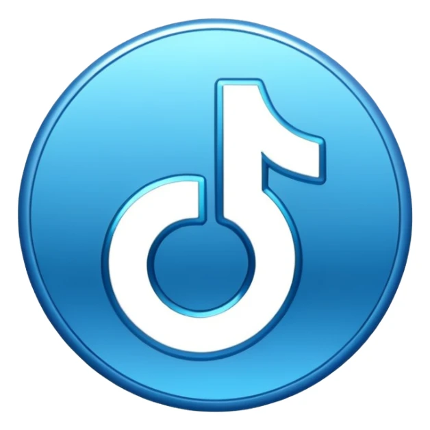 Tiktok Mavi tik sticker