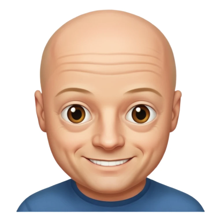 ross kemp bald smaller eyes sticker