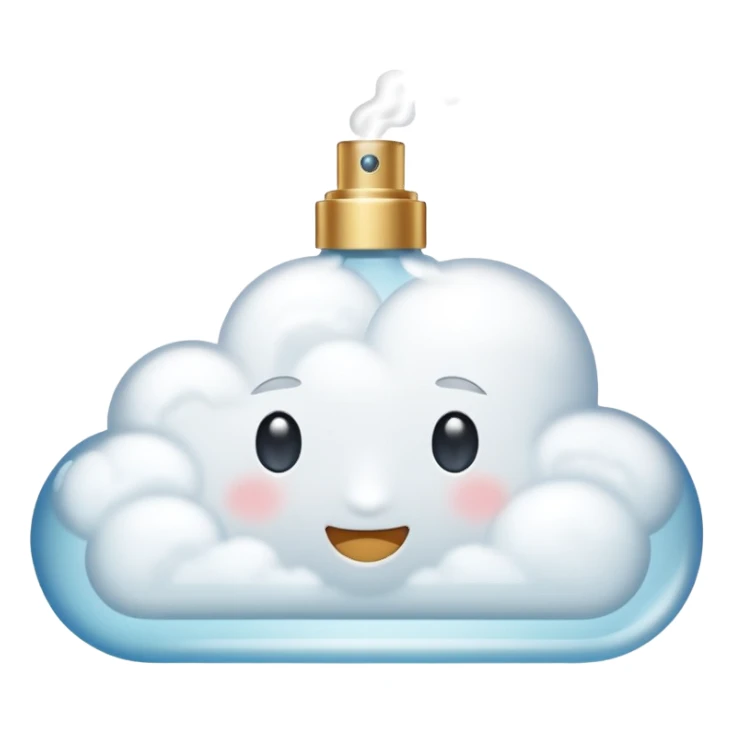 spraying perfume without hands  sticker