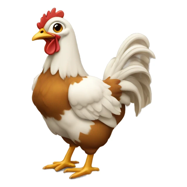 Chient a patte de poulet  sticker