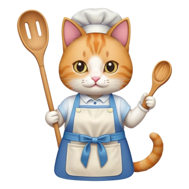 cat baking  sticker