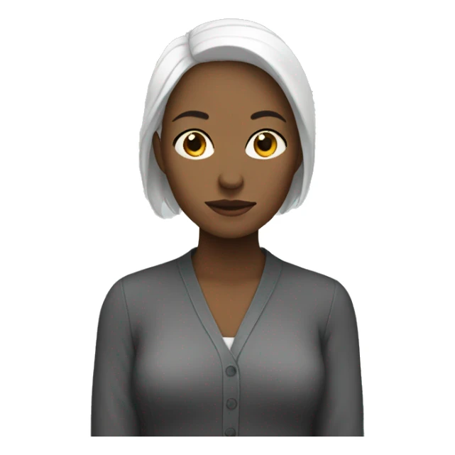 white woman waiting sticker