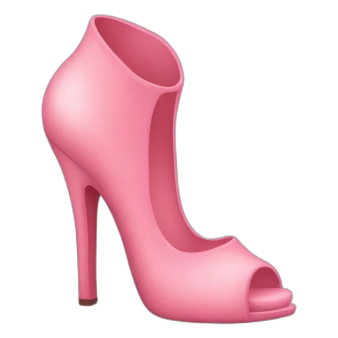 Chaussure foot rose sticker
