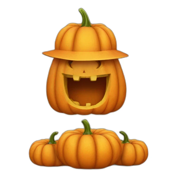 Giant recruiting pumpkin sticker