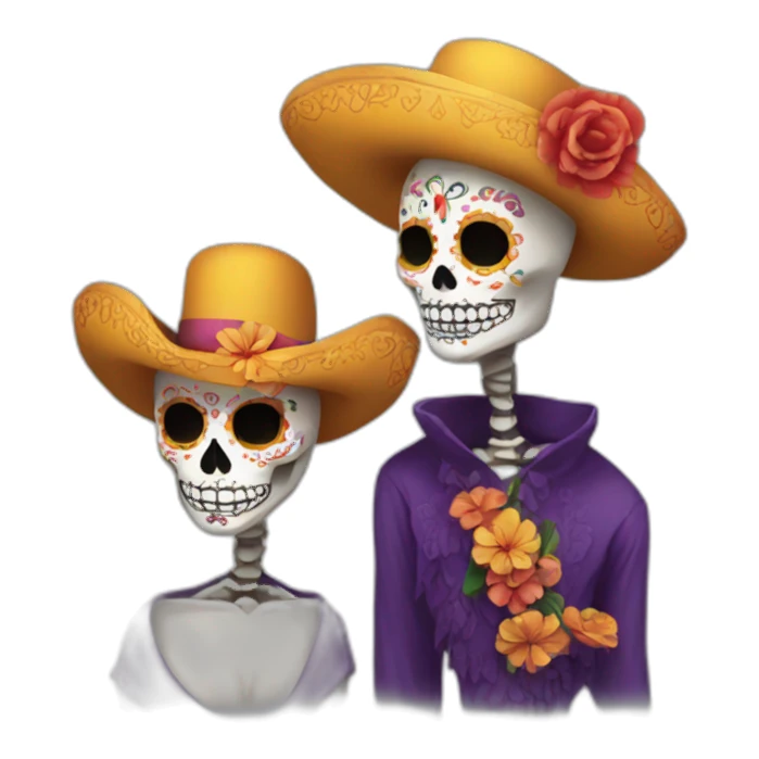dias de los muertos sticker