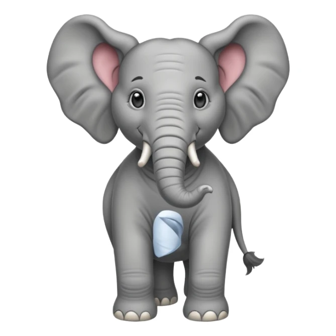 circus elephant sticker
