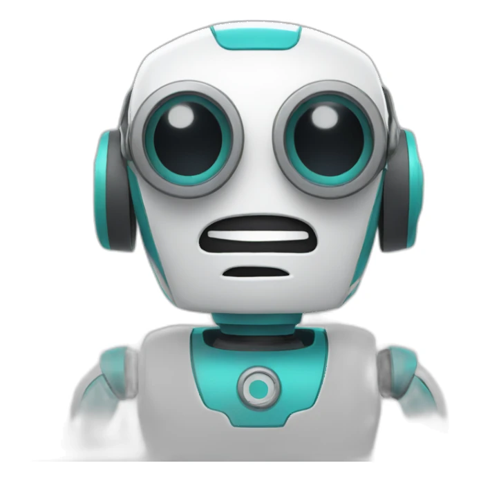 robot as a teacher sticker
