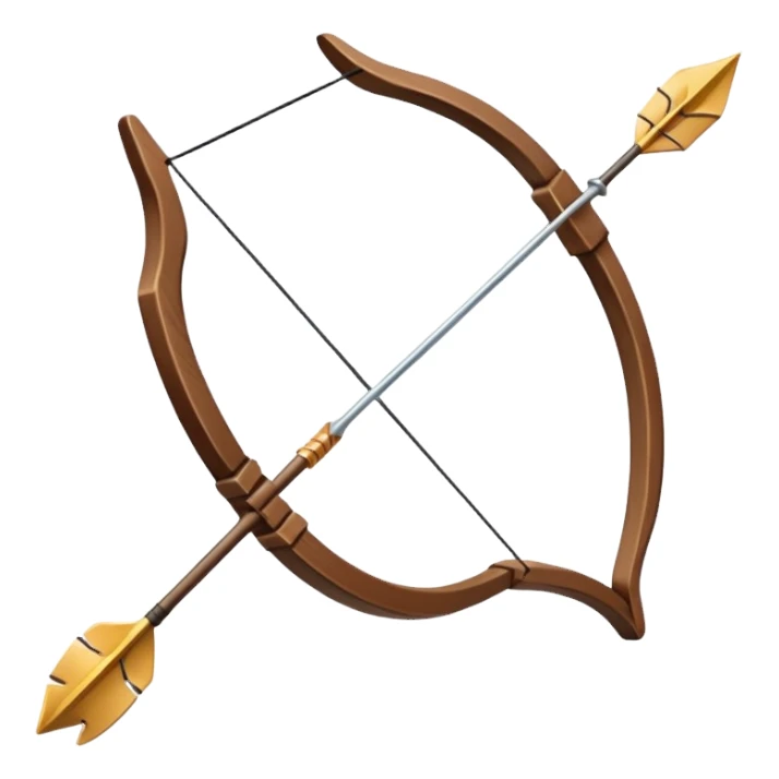 bow and arrow sticker