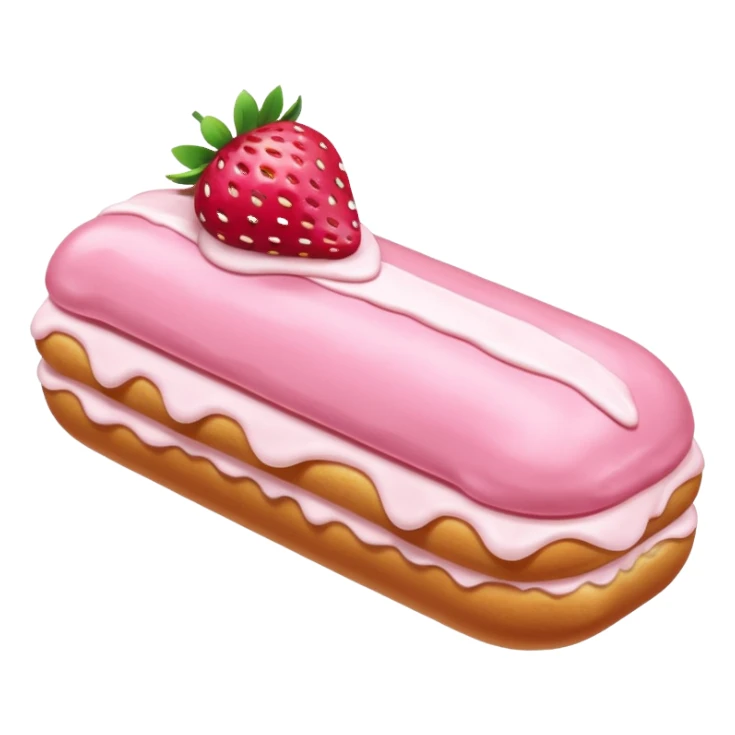 Strawberry frosting éclair























 sticker