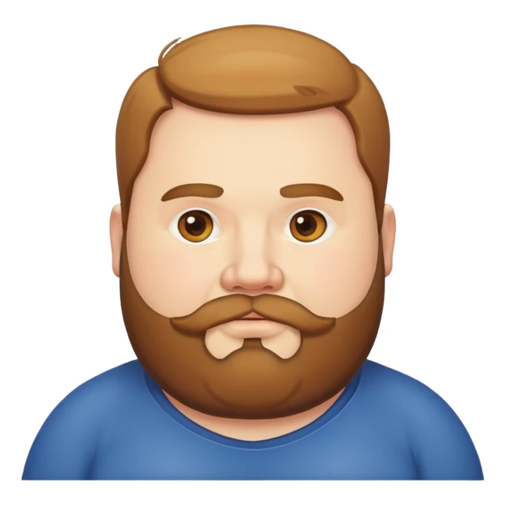 Fat trade with beard sticker