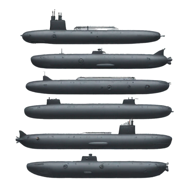 Submarine black sticker