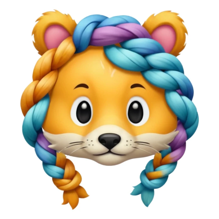 Animal Briaded sticker