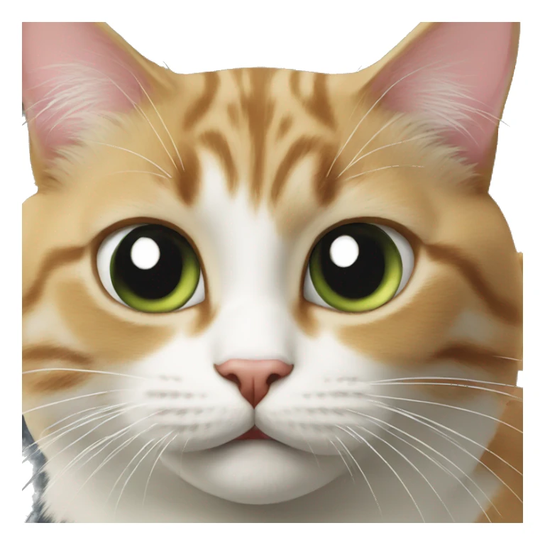 Cat making an ew face sticker