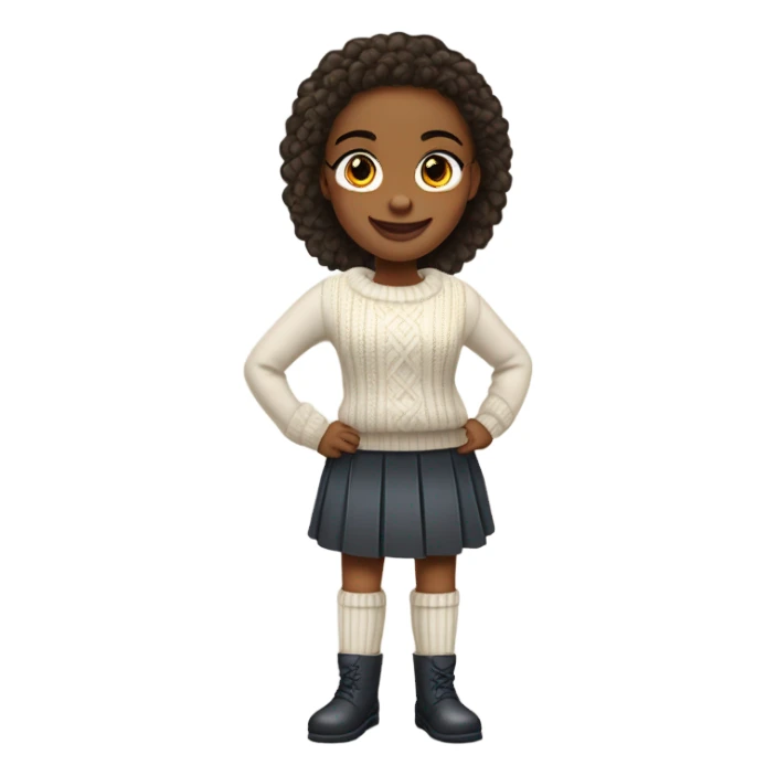 Preppy girl uggs sticker