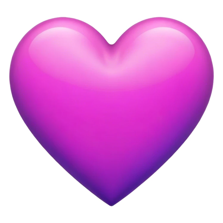 Pink heart with purple inside  sticker