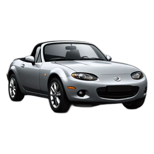mazda mx5 grise profil sticker