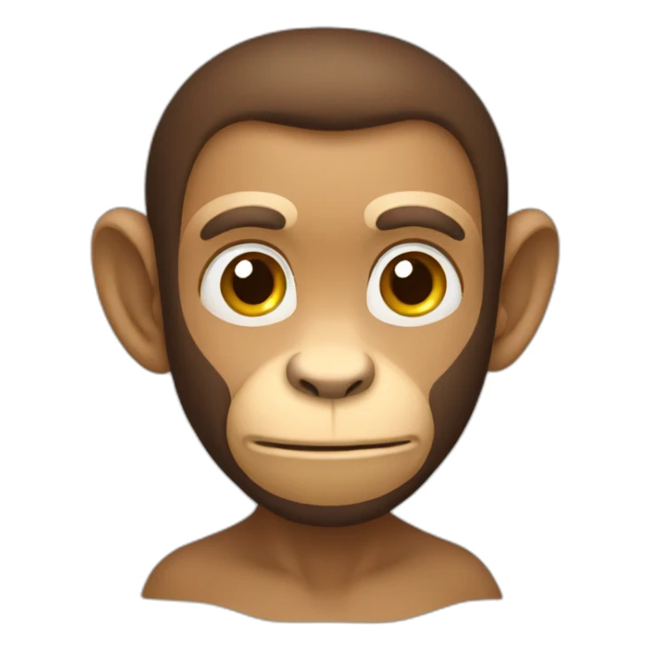 last position monkey sticker