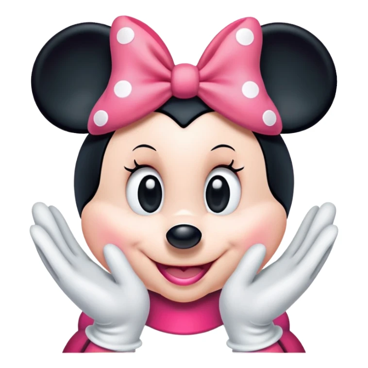 Minnie Mouse Face (From Disney) sticker