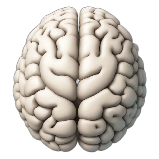 human-brain sticker
