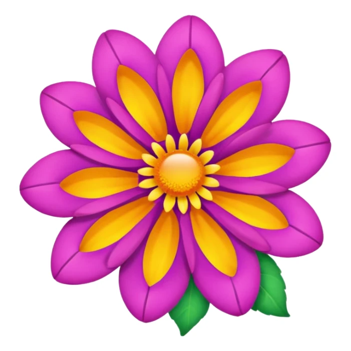 Tangled flower emoji sticker