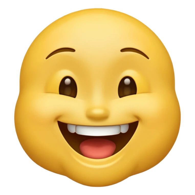 Emoji representing internal laughter sticker