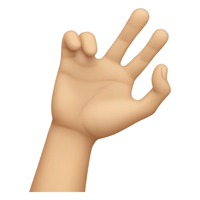 Saluting hands  sticker