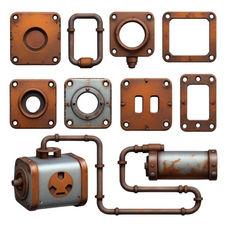 Dystopian Aesthetic Scenery Decorations sticker