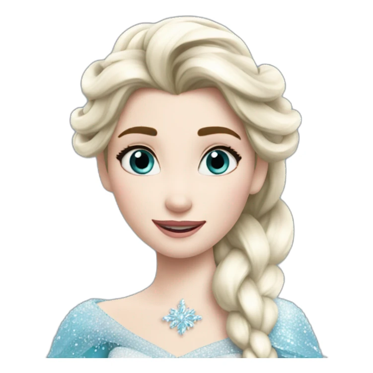 Elsa reine des neige sticker