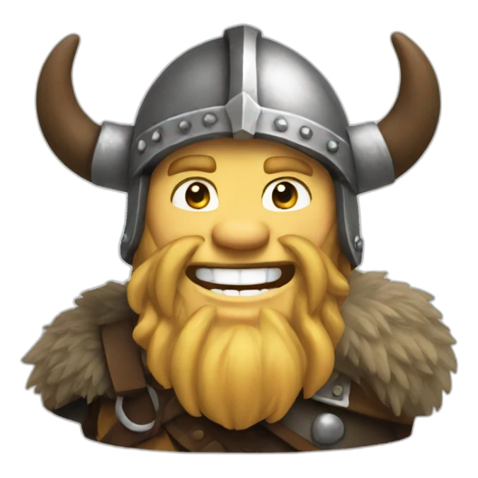 viking laugh sticker