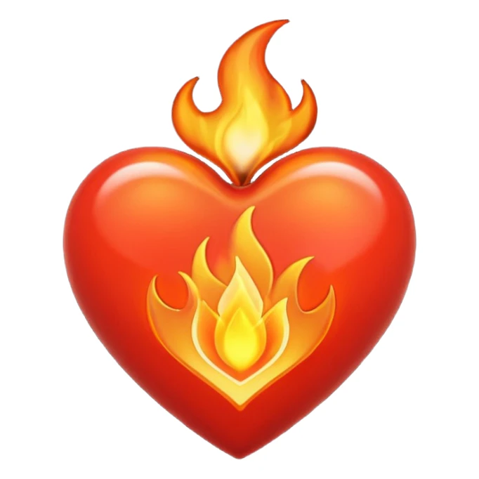 🖤+❤️‍🔥 sticker