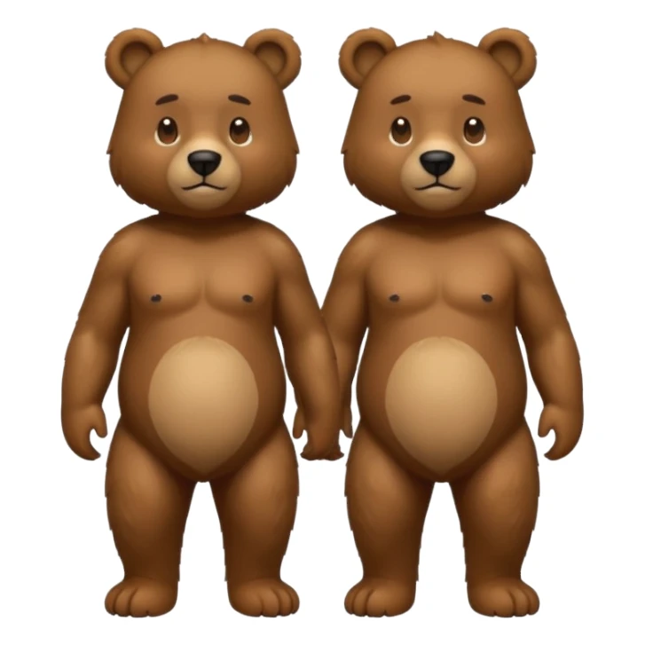 Bear couple sticker