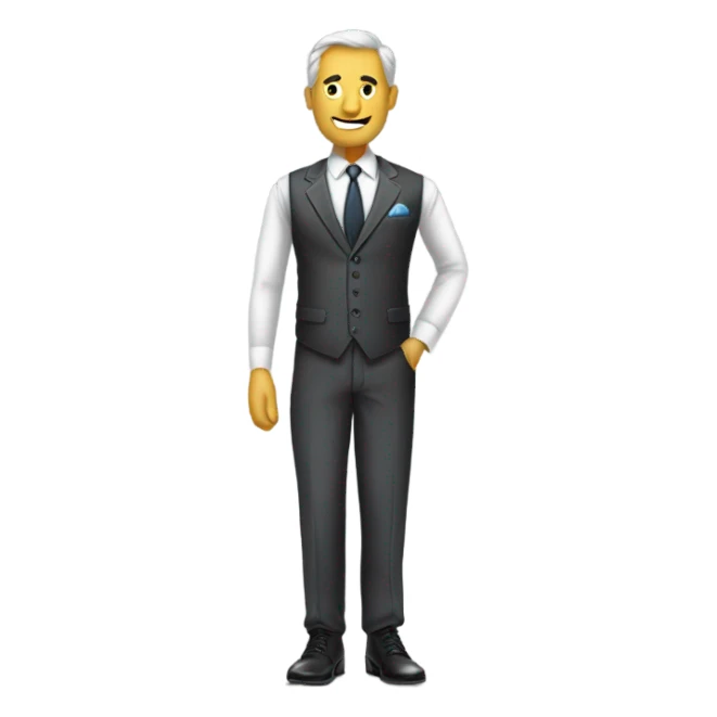 hombre elegante sticker