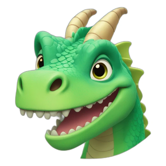 Pixar Disney looking dragon sticker