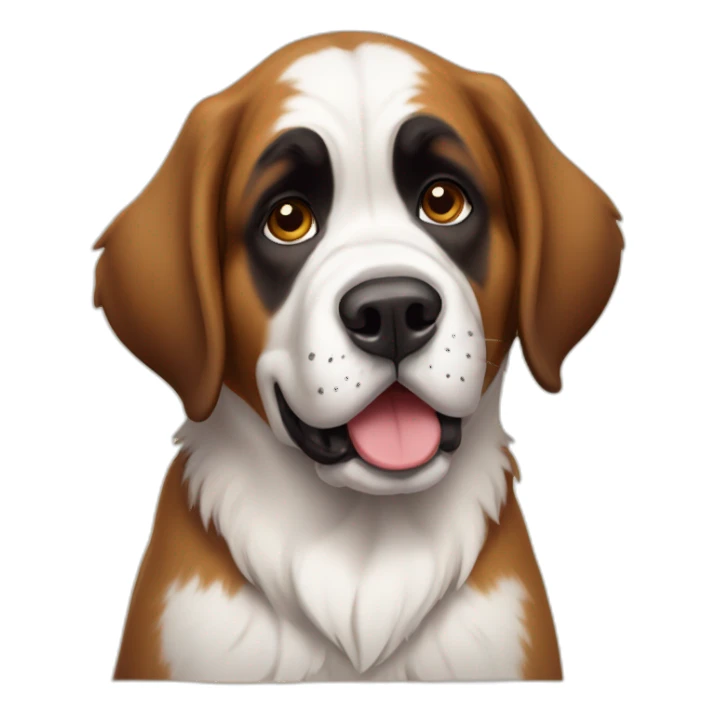 Cute little Saint Bernard sticker