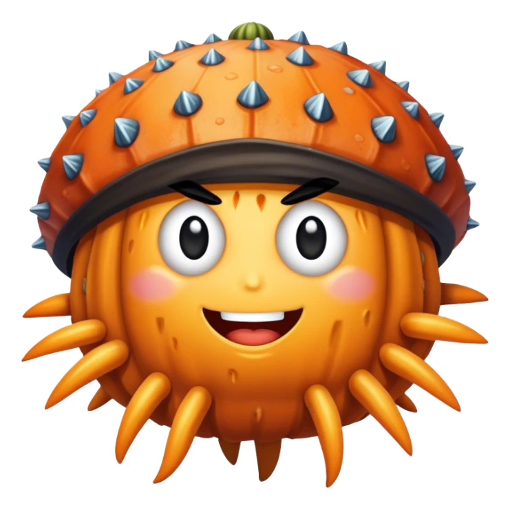A sea urchin that’s a pirate sticker