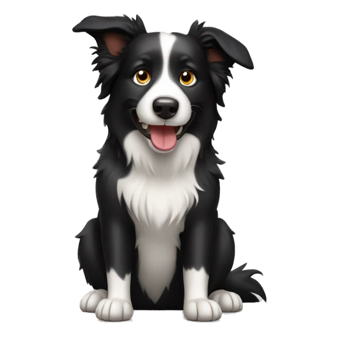 Border collie dog sticker