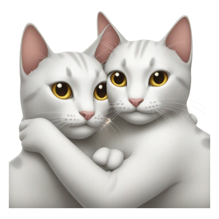 cats in love sticker