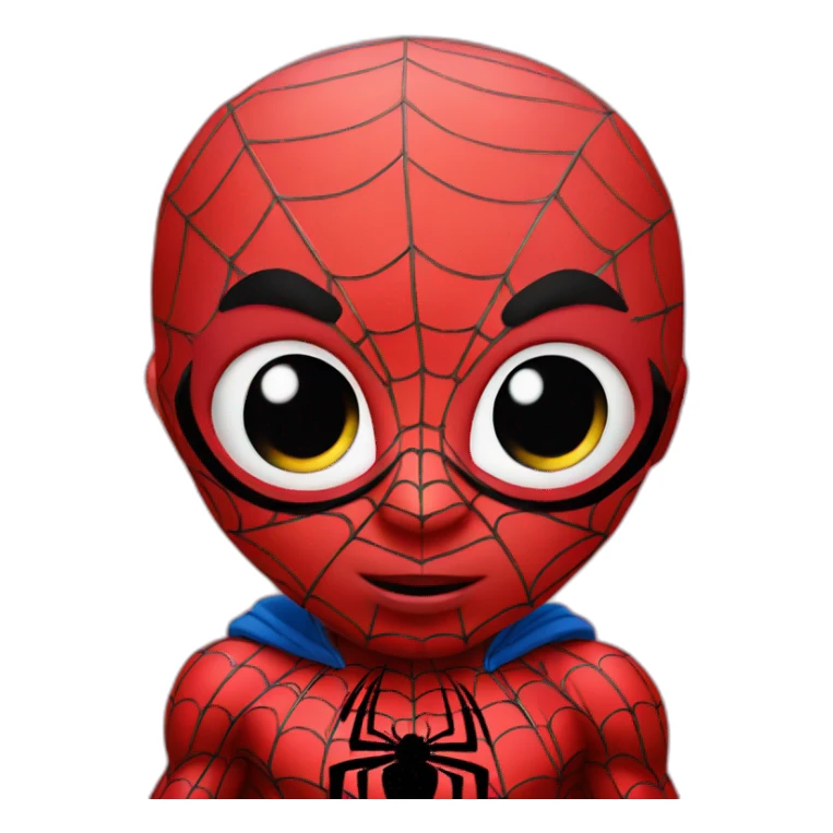 Spider-Man baby sticker
