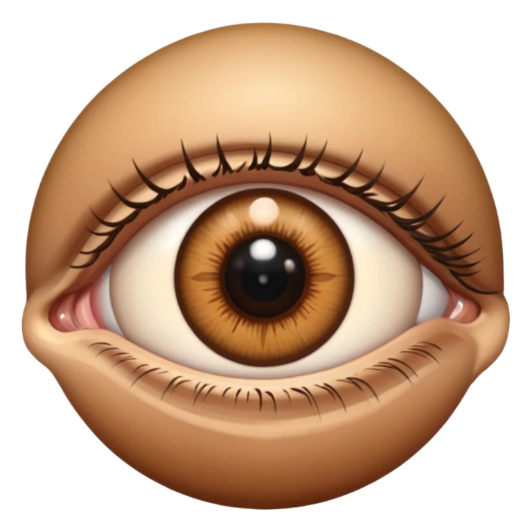 Anatomical eyes sticker