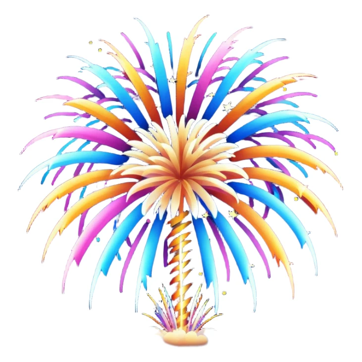 new year fireworks 2026 sticker